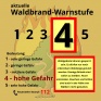 Waldbrand-Warnstufe-4